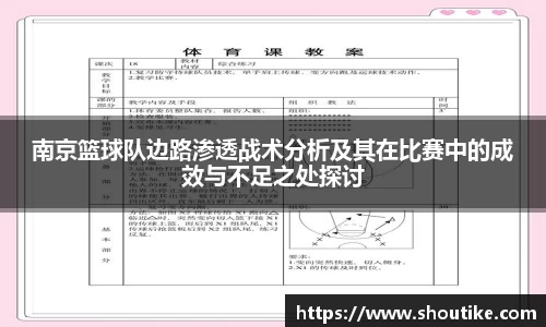南京篮球队边路渗透战术分析及其在比赛中的成效与不足之处探讨
